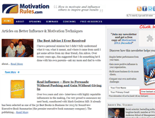 Tablet Screenshot of motivationrules.com